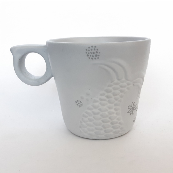 STARBUCKS 2019 Slate Grey Embossed Mermaid Mug - Picture 4 of 4